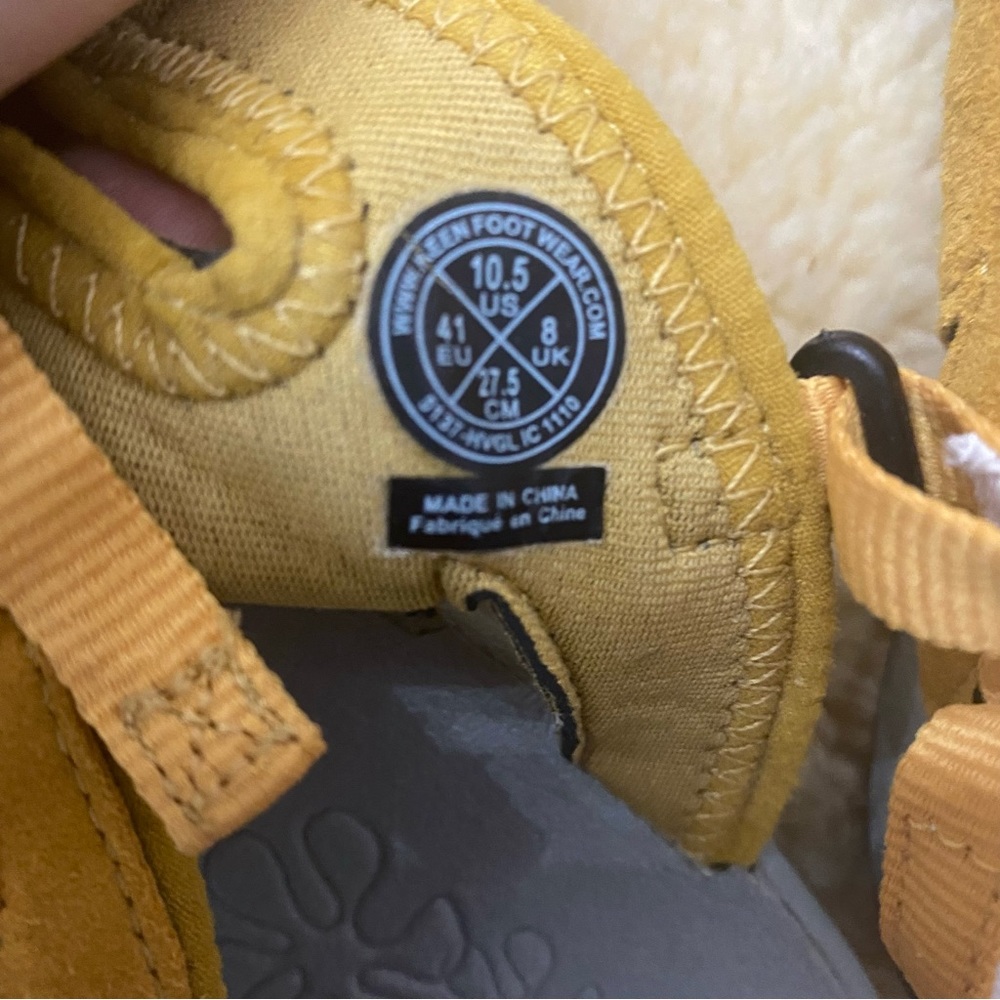 KEEN La Paz Women's Yellow Strappy Outdoor Hiking Trail Sandals Shoes size 10.5 - Picture 7 of 7